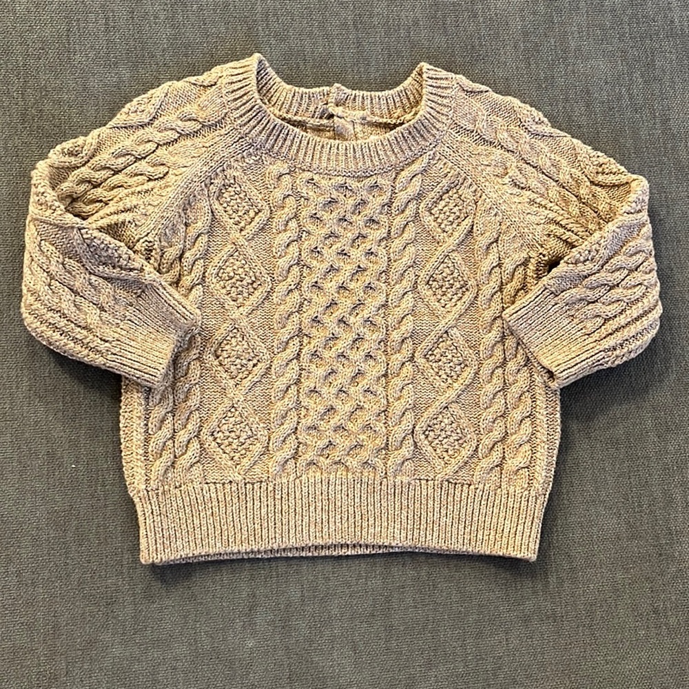GAP BABY BOY KNIT SWEATER SIZE:12-18M